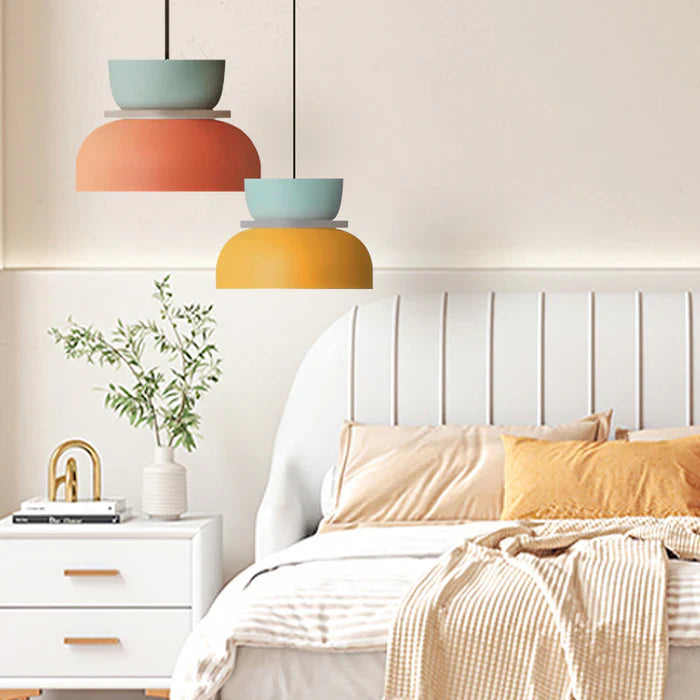 Lampe Suspendue Nordique Dulcy | Éclairage Color Block Moderne