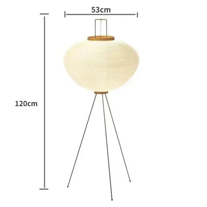 Lampe Japonaise Akari en Papier de Riz – Design Minimaliste