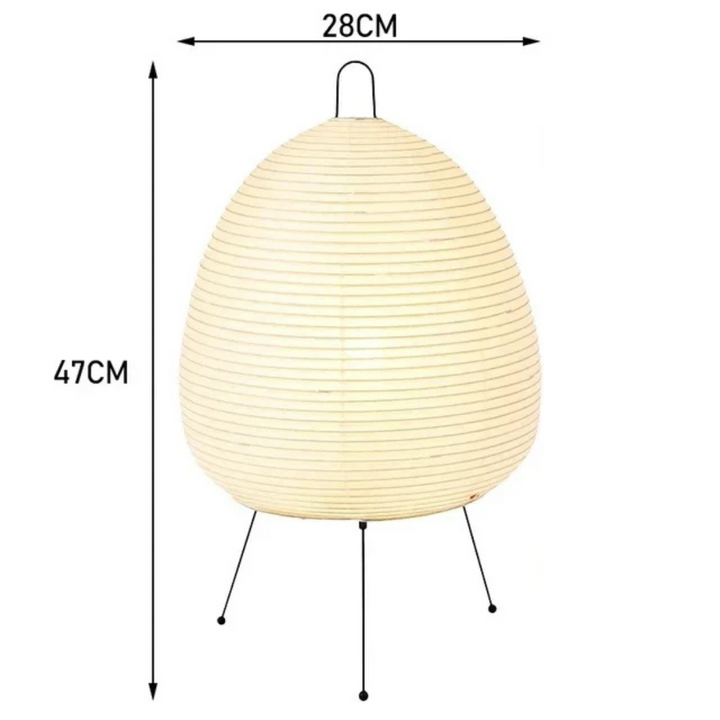 Lampe Japonaise Akari en Papier de Riz – Design Minimaliste