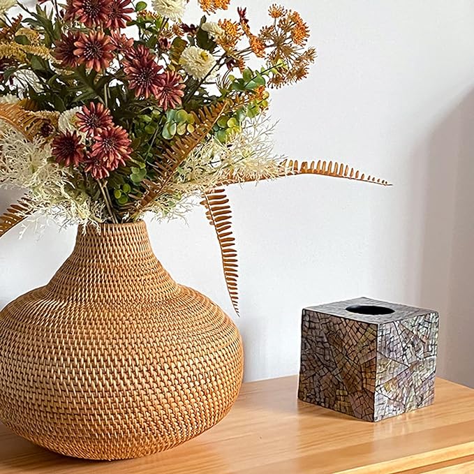 Vase en rotin