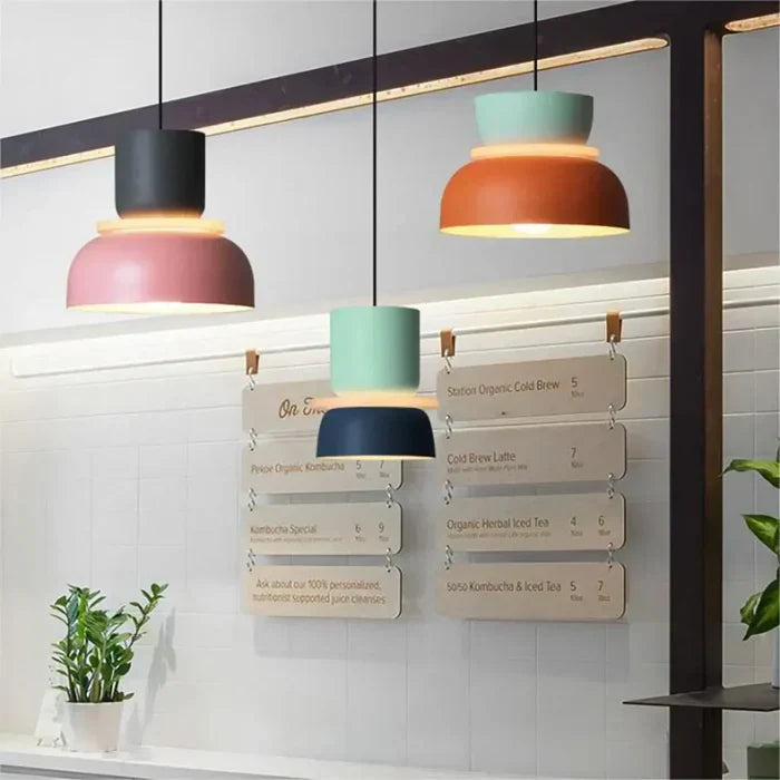 Lampe Suspendue Nordique Dulcy | Éclairage Color Block Moderne