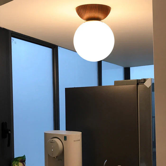 Plafonnier de Style Japonais | Éclairage Élégant et Minimaliste