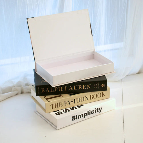 Coffret secret en forme de livre – Rangement discret et décoratif
