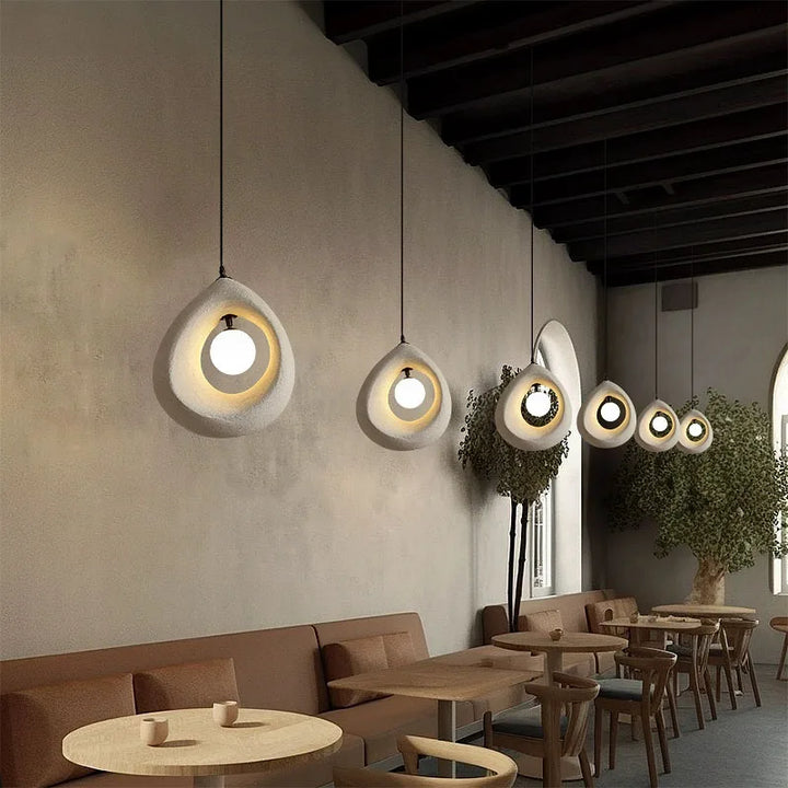 Suspension Wabi Sabi Tear – Luminaire Design Élégant