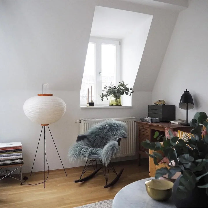 Lampe Japonaise Akari en Papier de Riz – Design Minimaliste