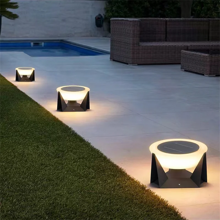 Lampe solaire d’extérieur design – Éclairage moderne autonome