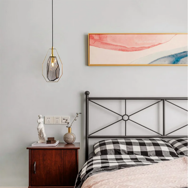 Suspension design en pierre