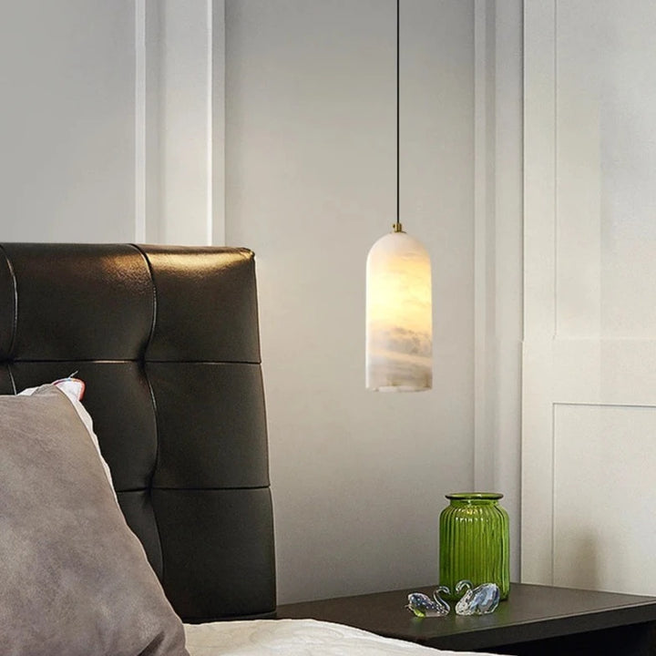 Lustre en marbre véritable – Suspension haut de gamme