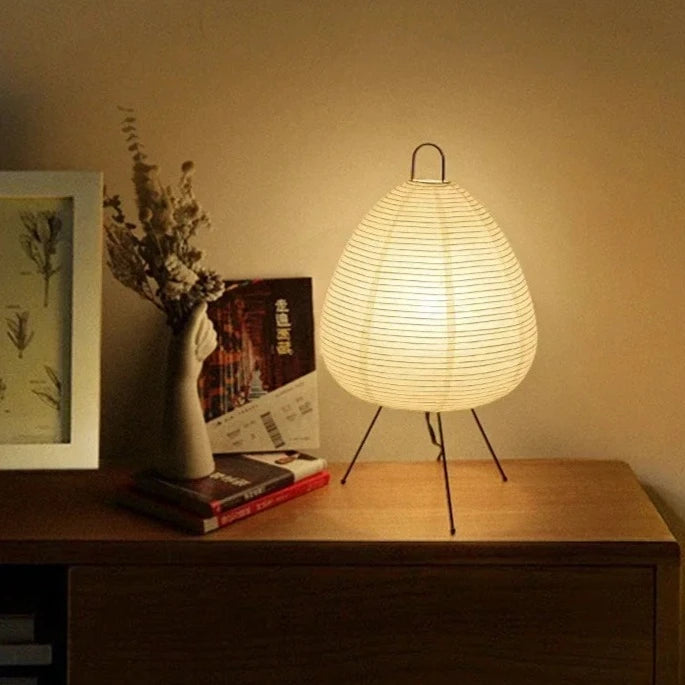 Lampe Japonaise Akari en Papier de Riz – Design Minimaliste