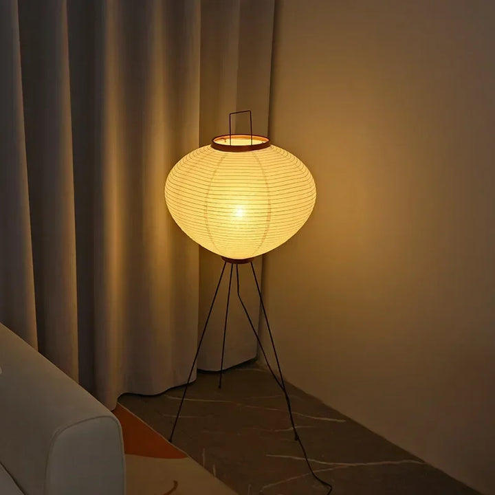 Lampe Japonaise Akari en Papier de Riz – Design Minimaliste