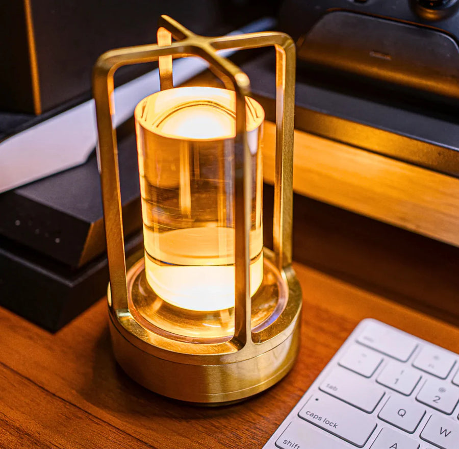 Lampe décorative à poser en cristal