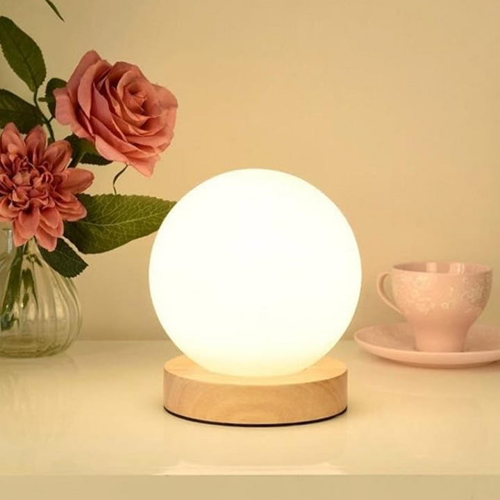 Lampe de Table Globe – Éclairage Élégant et Apaisant