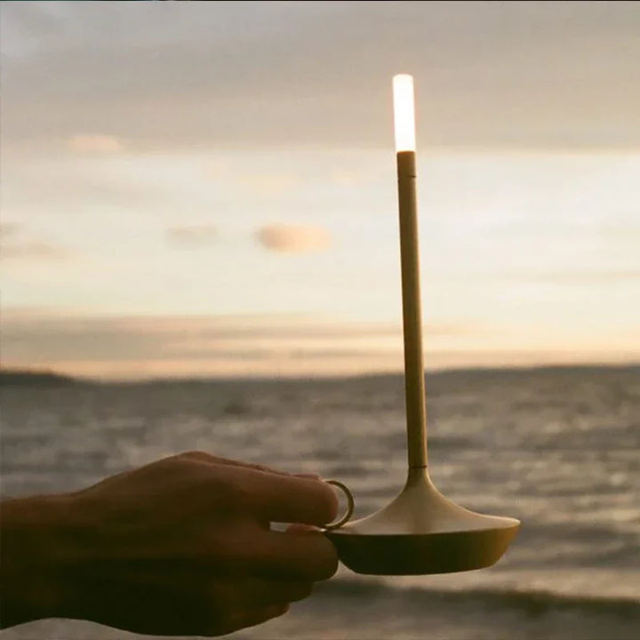 Lanterne à Bougie Portable – Éclairage Ambiance avec Contrôle Tactile