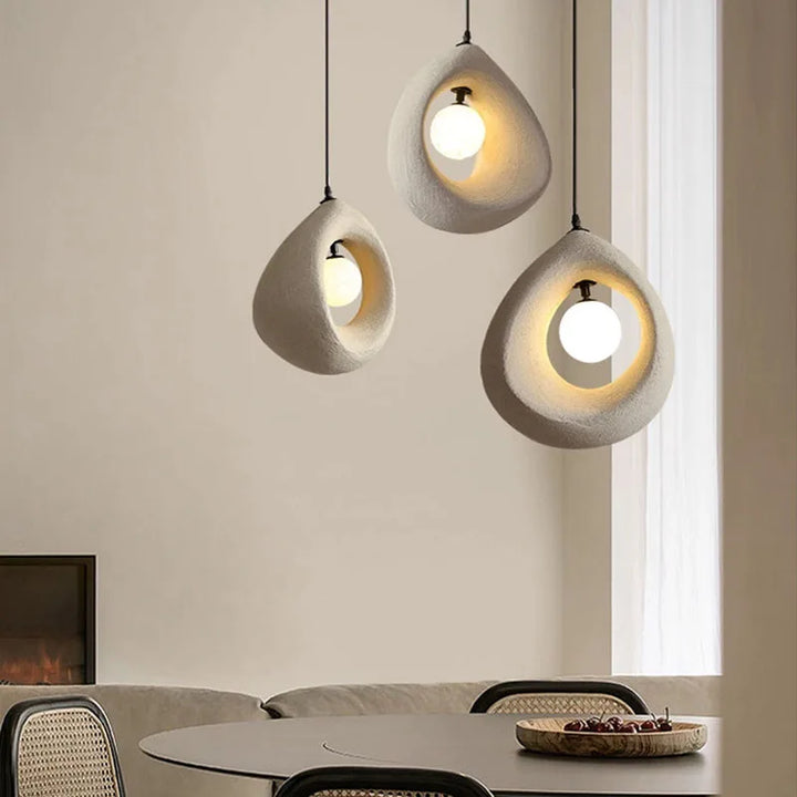 Suspension Wabi Sabi Tear – Luminaire Design Élégant