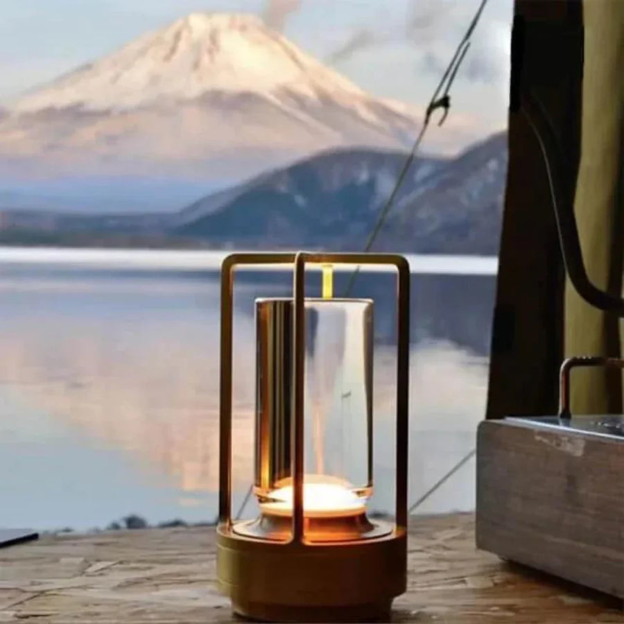 Lampe décorative à poser en cristal
