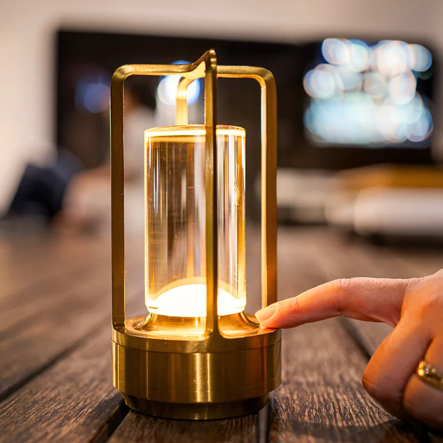 Lampe décorative à poser en cristal