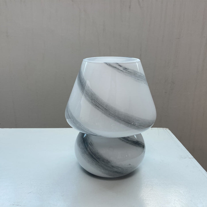 Lampe Champignon en Verre