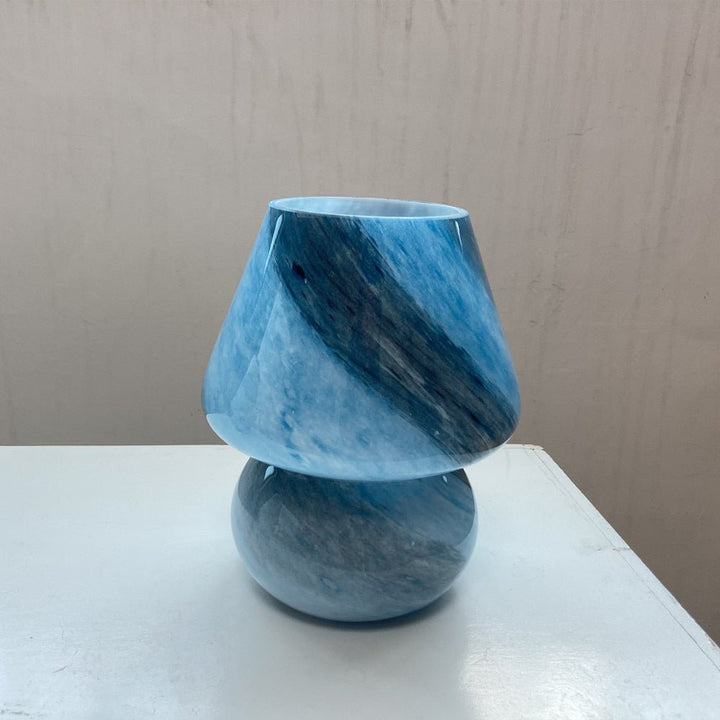 Lampe Champignon en Verre