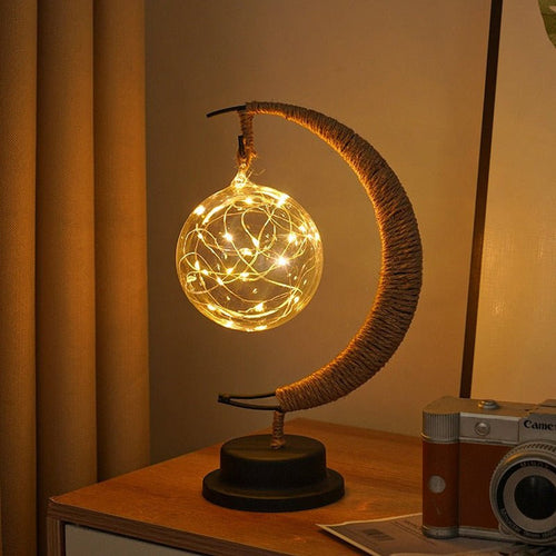 Lampe Lunaire – Ambiance Céleste avec Éclairage Apaisant