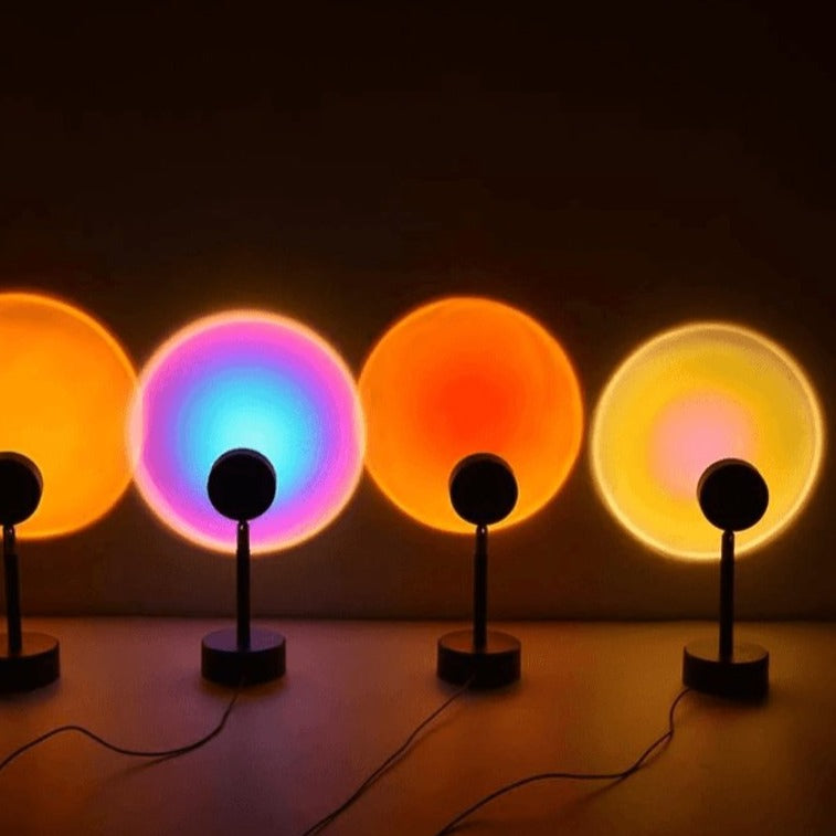 Lampe Coucher de Soleil – Éclairage Ambiant Multicolore