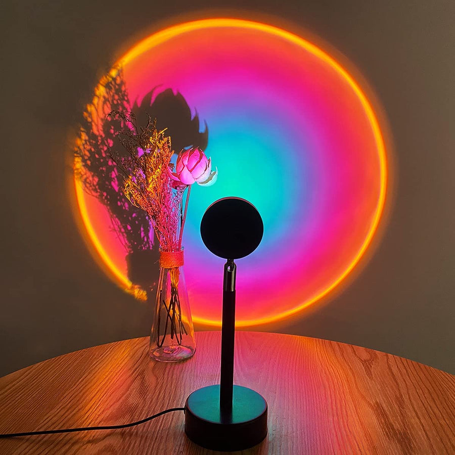 Lampe Coucher de Soleil – Éclairage Ambiant Multicolore