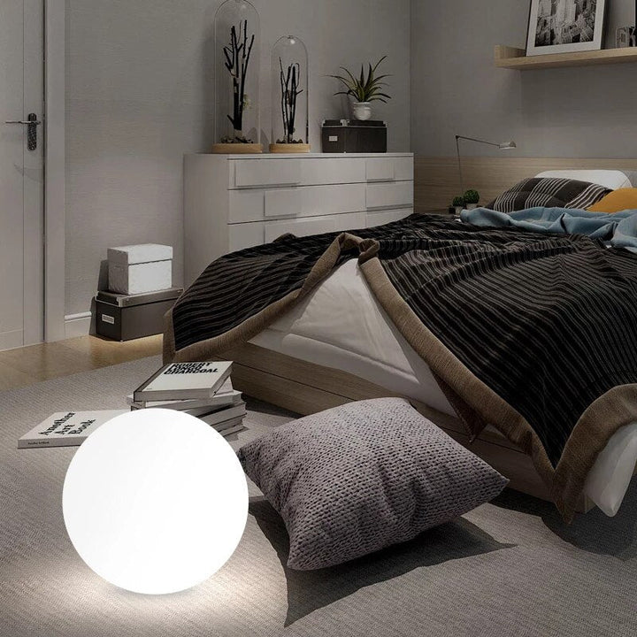 Lampe Solaire Sphère Étanche – Capteur Crépusculaire