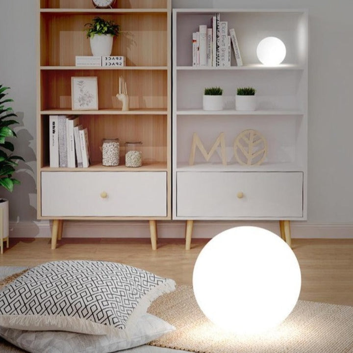 Lampe Solaire Sphère Étanche – Capteur Crépusculaire