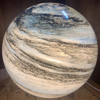 Lampe Lune en Verre – Éclairage Ambiant avec 16 Couleurs