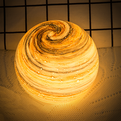 Lampe Lune en Verre – Éclairage Ambiant avec 16 Couleurs