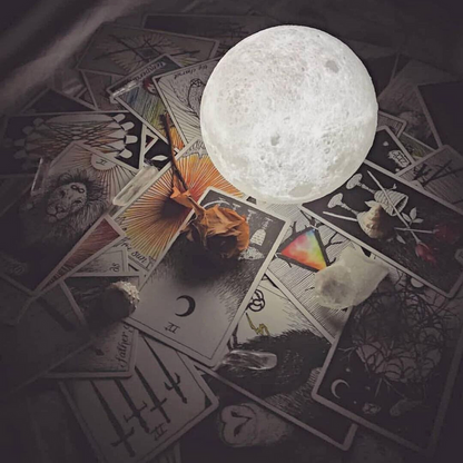 Lampe Lune 3D – Veilleuse Lunaire avec Deux Teintes et Contrôle Tactile