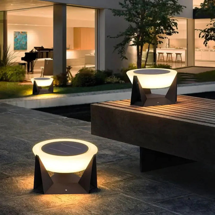 Lampe solaire d’extérieur design – Éclairage moderne autonome