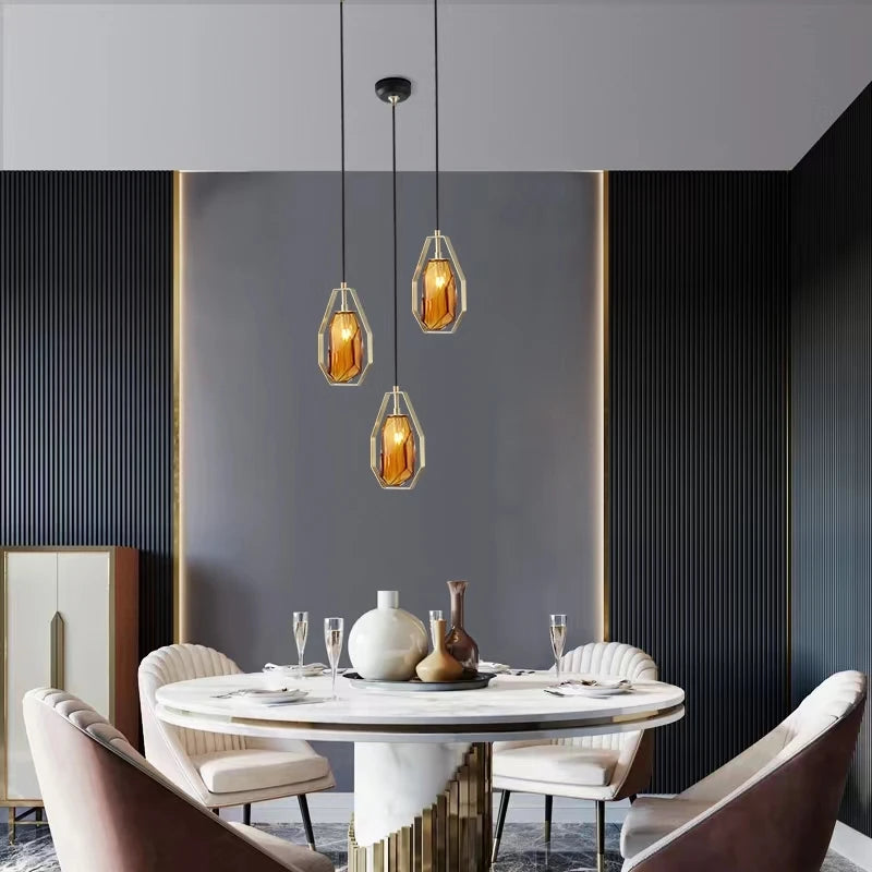 Suspension design en pierre