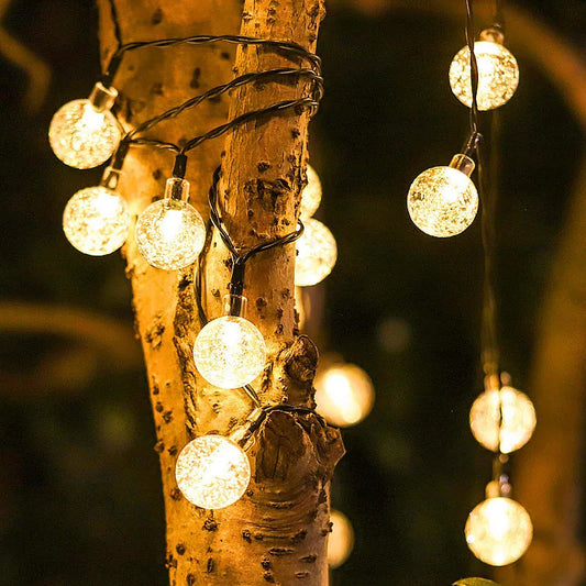 Lumières scintillantes solaires