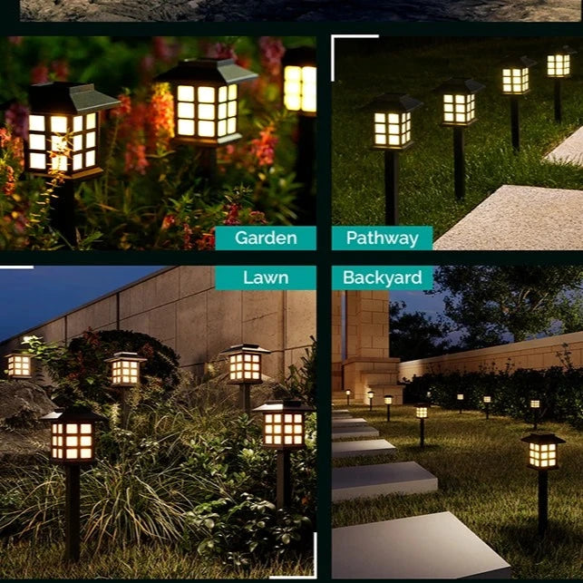 Lanternes solaires à led pour allées