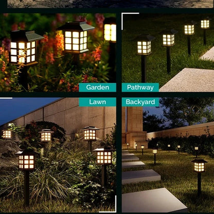 Lanternes solaires à led pour allées