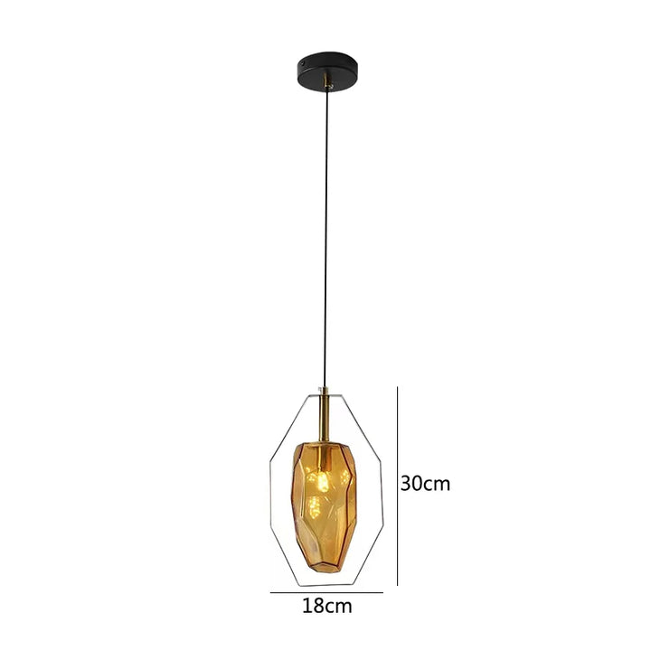 Suspension design en pierre