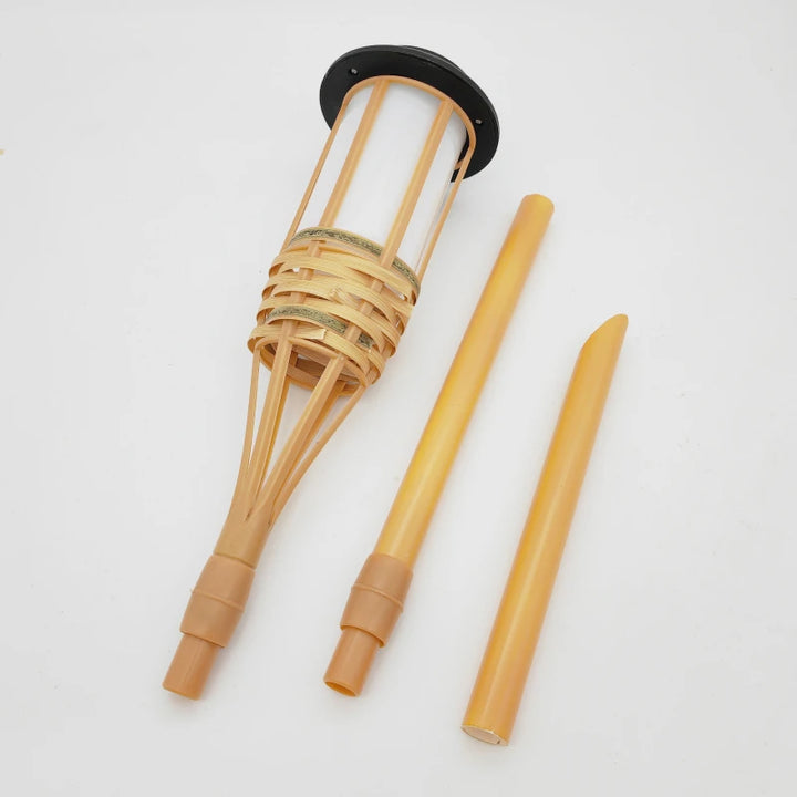 Ensemble de 5 Torches Solaires Tiki – Jardin et Terrasse