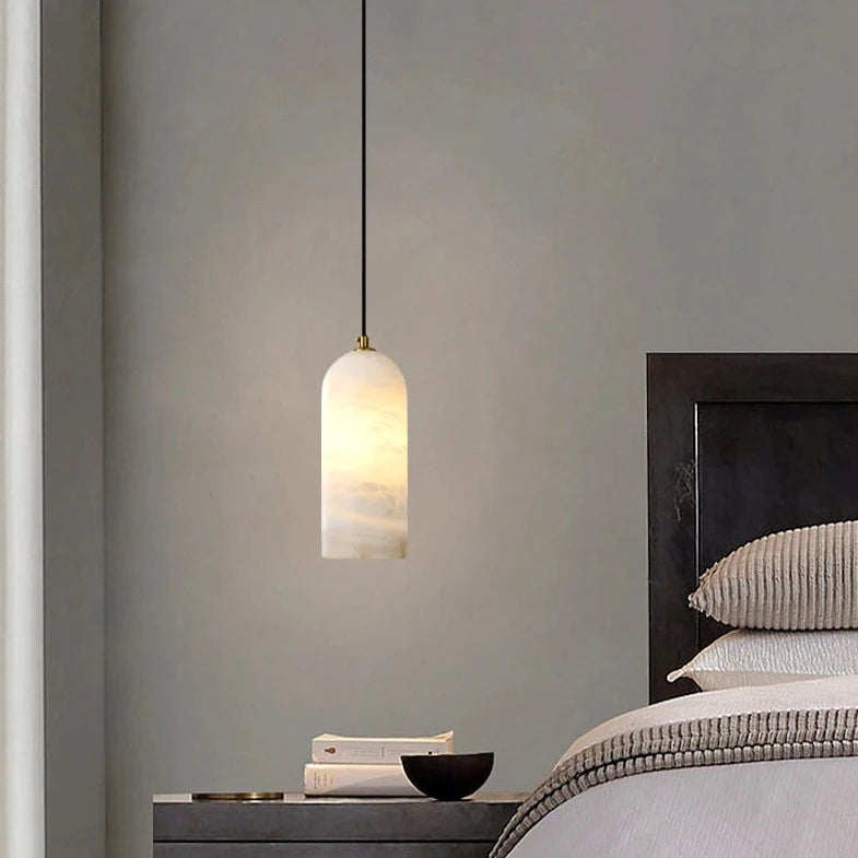 Lustre en marbre véritable – Suspension haut de gamme