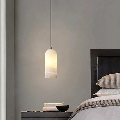 Lustre en marbre véritable – Suspension haut de gamme