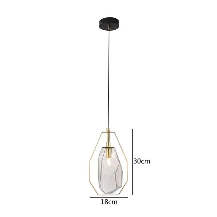 Suspension design en pierre