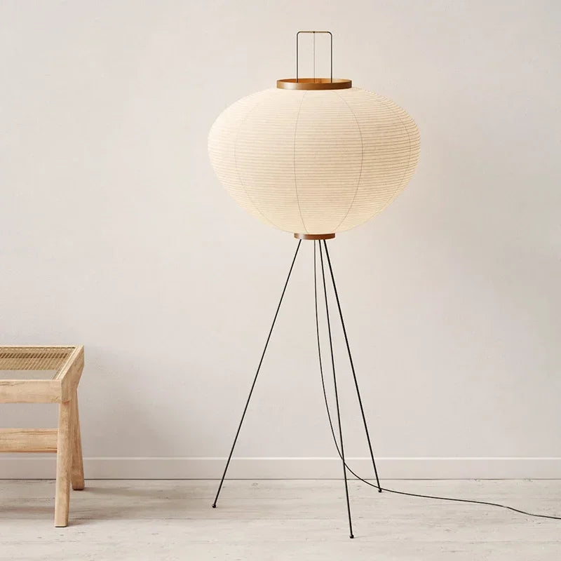Lampe Japonaise Akari en Papier de Riz – Design Minimaliste