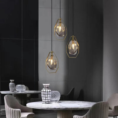 Suspension design en pierre
