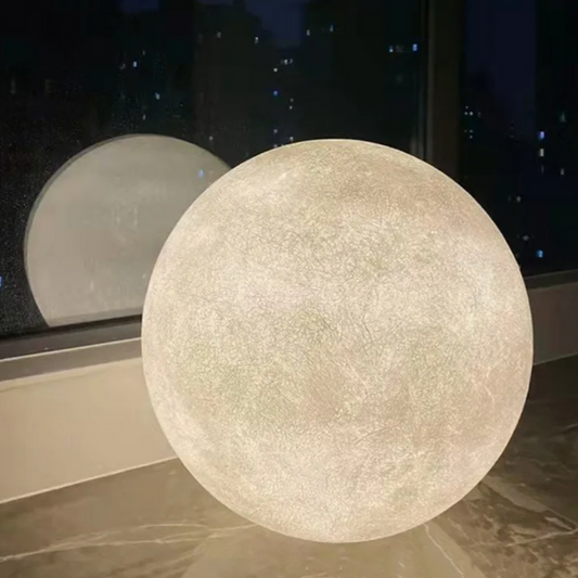 Lampadaire Lune LED – Éclat céleste et ambiance apaisante