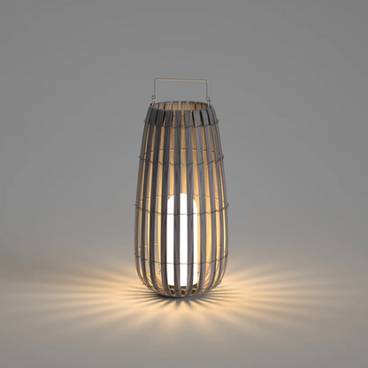 Lampe de Jardin en Rotin – Étanche et Rechargeable
