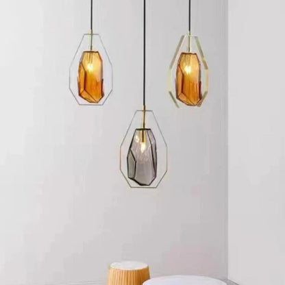Suspension design en pierre