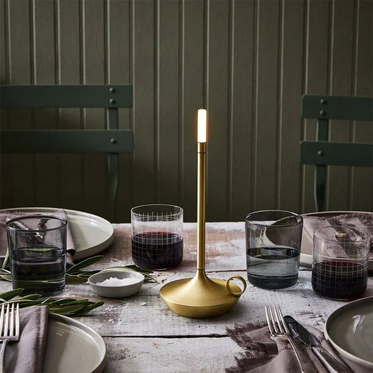 Lanterne à Bougie Portable – Éclairage Ambiance avec Contrôle Tactile