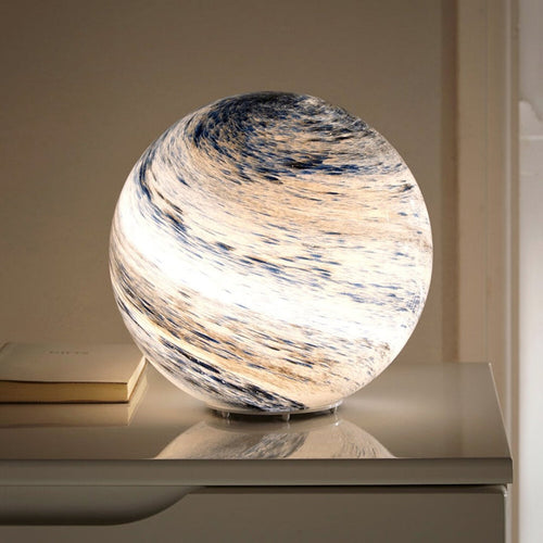 Lampe Lune en Verre – Éclairage Ambiant avec 16 Couleurs
