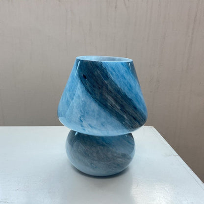 Lampe Champignon en Verre