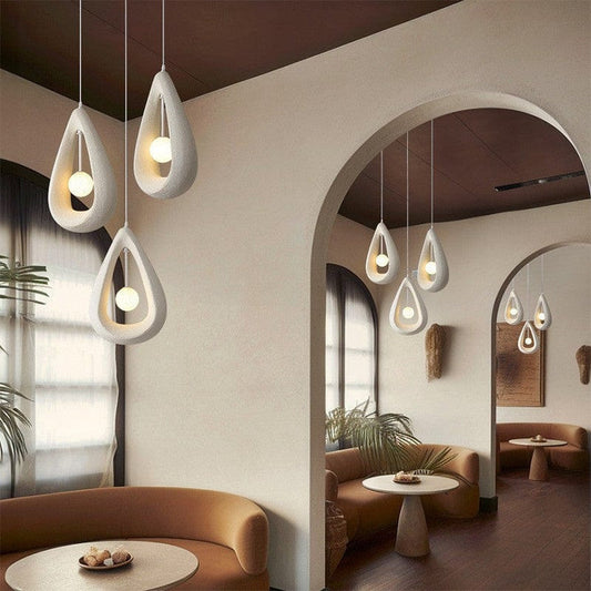 Suspension Wabi Sabi Tear – Luminaire Design Élégant