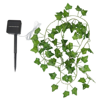Guirlande lumineuse solaire lierre